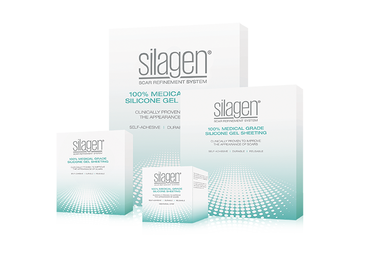 Silikan Silicone Clear Gel Scar Sheets-4 Medical Breast Silicon Circles